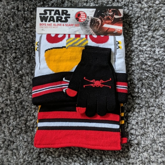 Star Wars Boys Hatglove Scarf 